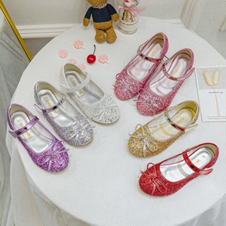 [1091-OK] รองเท้าคัชชูเด็กผู้หญิง รองเท้าออกงานเด็ก กริตเตอร…