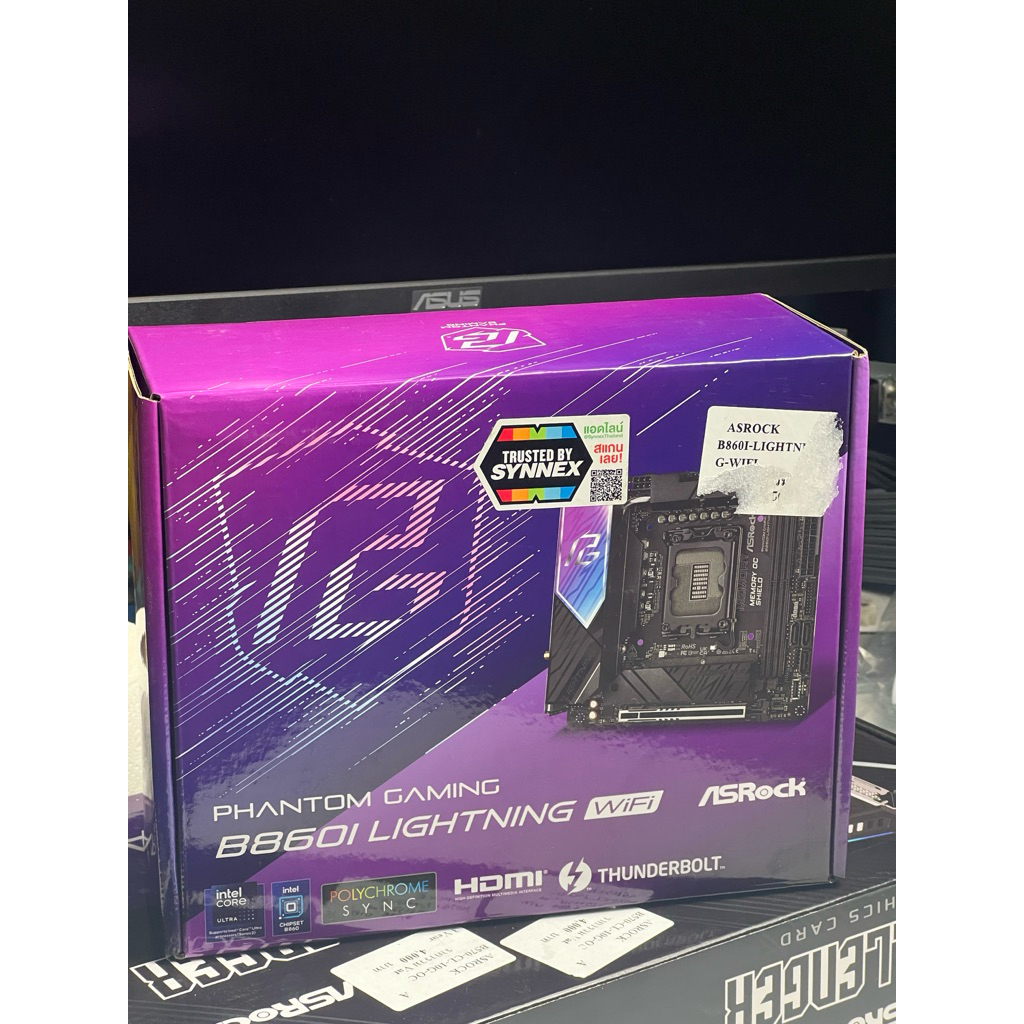 B860i  Asrock Phantom Gaming lighting WIFI ของใหม่ประกัน synnex