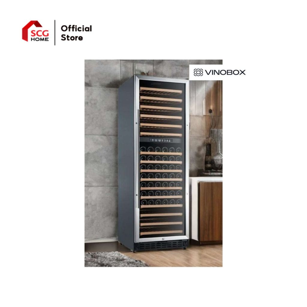 Vinobox ตู้แช่ไวน์ รุ่น V168 GC 2T SS