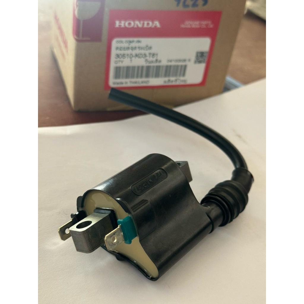 คอยล์หัวเทียน* คอยล์จุดระเบิด คอยล์ใต้ถัง HONDA WAVE110i แท้ศูนย์💯 HONDA 100% 30510-K03-T61