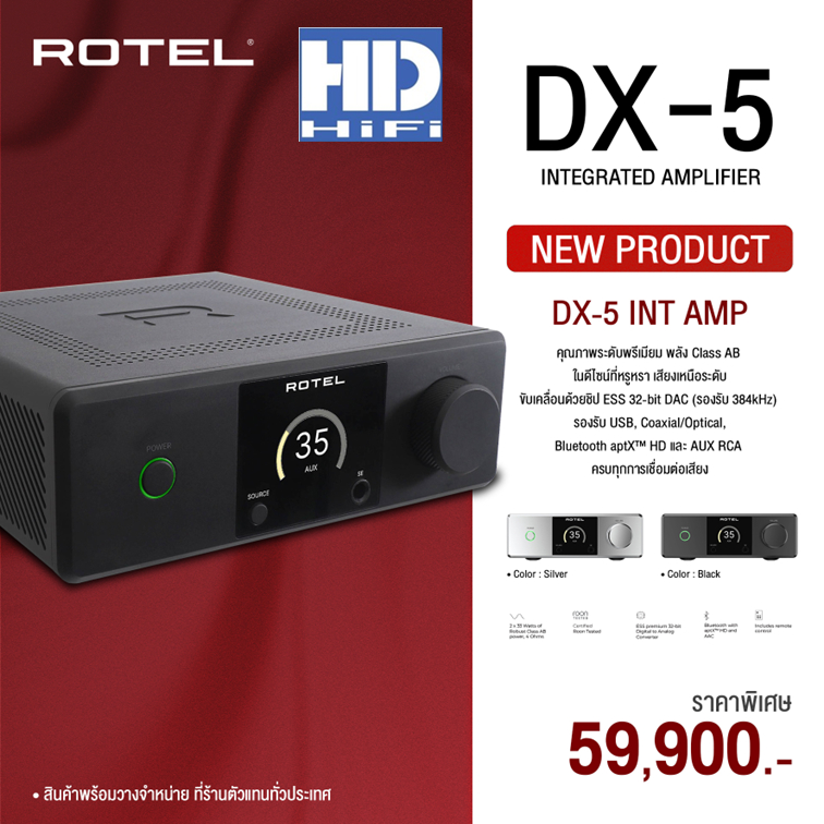 Rotel DX-5 Integrated Amplifier