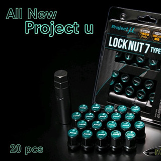 น็อตล้อแต่ง แบบถอดหัวกันรอย เกลียว1.5 16/20/24ตัว All new  P…