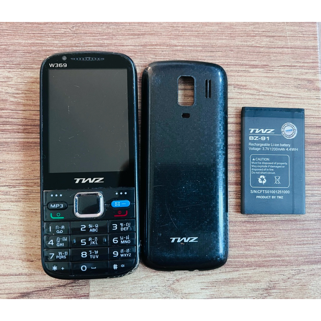 ซากโทรศัพท์มือถือ TWZ W369 ปุ่มกด 3G Ais เครื่องเปิดไม่ติด อะไหล่ครบ