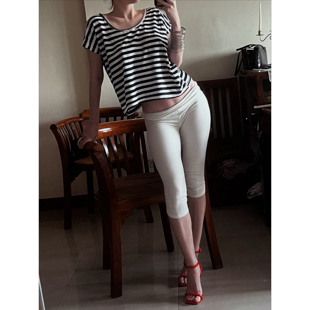 y2k striped sailor t-shirt size S