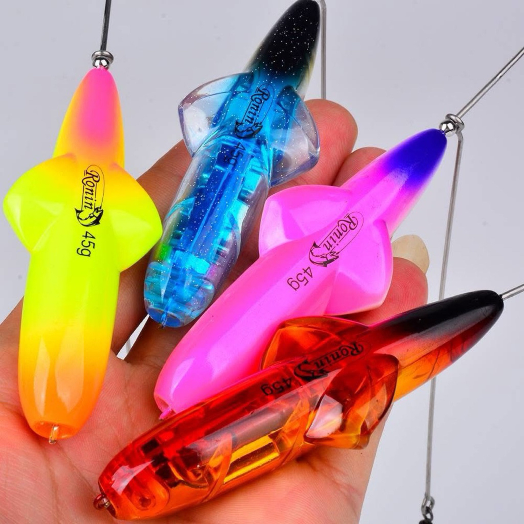 เหยื่อหนูตกปลาทะเล  Ronin Splash ขนาด 35 และ 45 กรัม แถมหางหนูพร้อมใช้งาน - รูปที่ 6