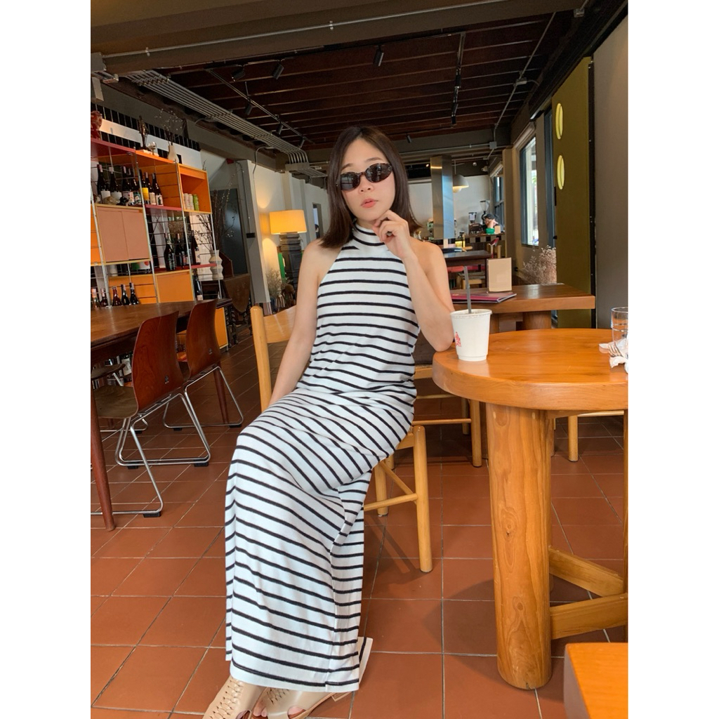 Charlotte irony | Turtleneck maxi dress