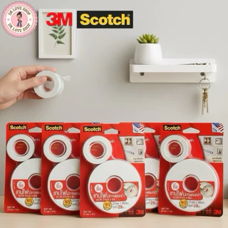 Scotch 3M เทปโฟมกาวสองหน้า แพ็คเกจใหม่สุดคุ้ม โฟมเทป Tape CAT 110 ขนาด 21mmx3m.(เซต5แพ็ค)แบบใหม่