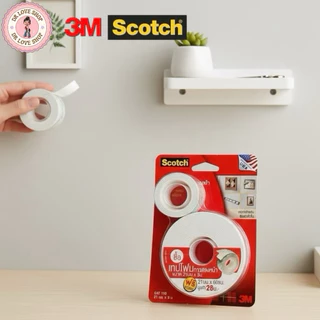 Scotch 3M เทปโฟมกาวสองหน้า แพ็คเกจใหม่สุดคุ้ม โฟมเทป Tape CAT 110 ขนาด 21mmx3m.(เซต5แพ็ค)แบบใหม่