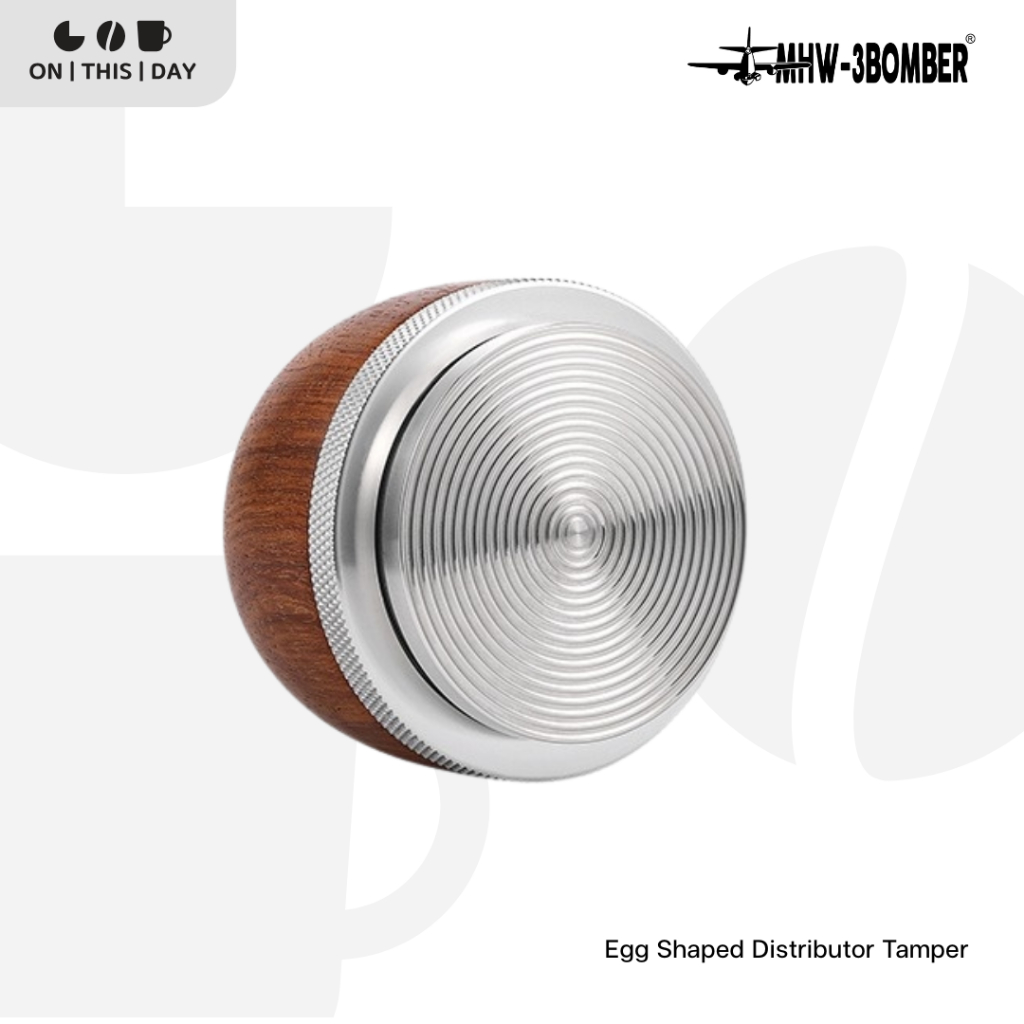 MHW-3BOMBER Egg Shaped Distributor Tamper ขนาด 51 mm