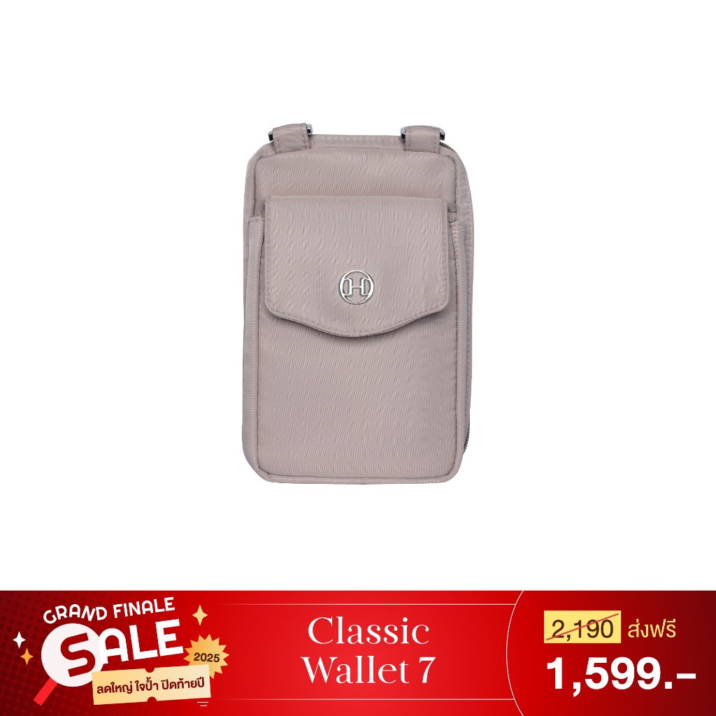 Hadara Classic Wallet No.07 กระเป๋าสตางค์ผ้า Deluxe Nylon 14 ช่อง กันน้ำ 80%