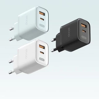 ใหม่ Orsen by Eloop C31T หัวชาร์จเร็ว GaN 30W 2 พอร์ต USB Type C PD QC PPS Adapter Fast Charge