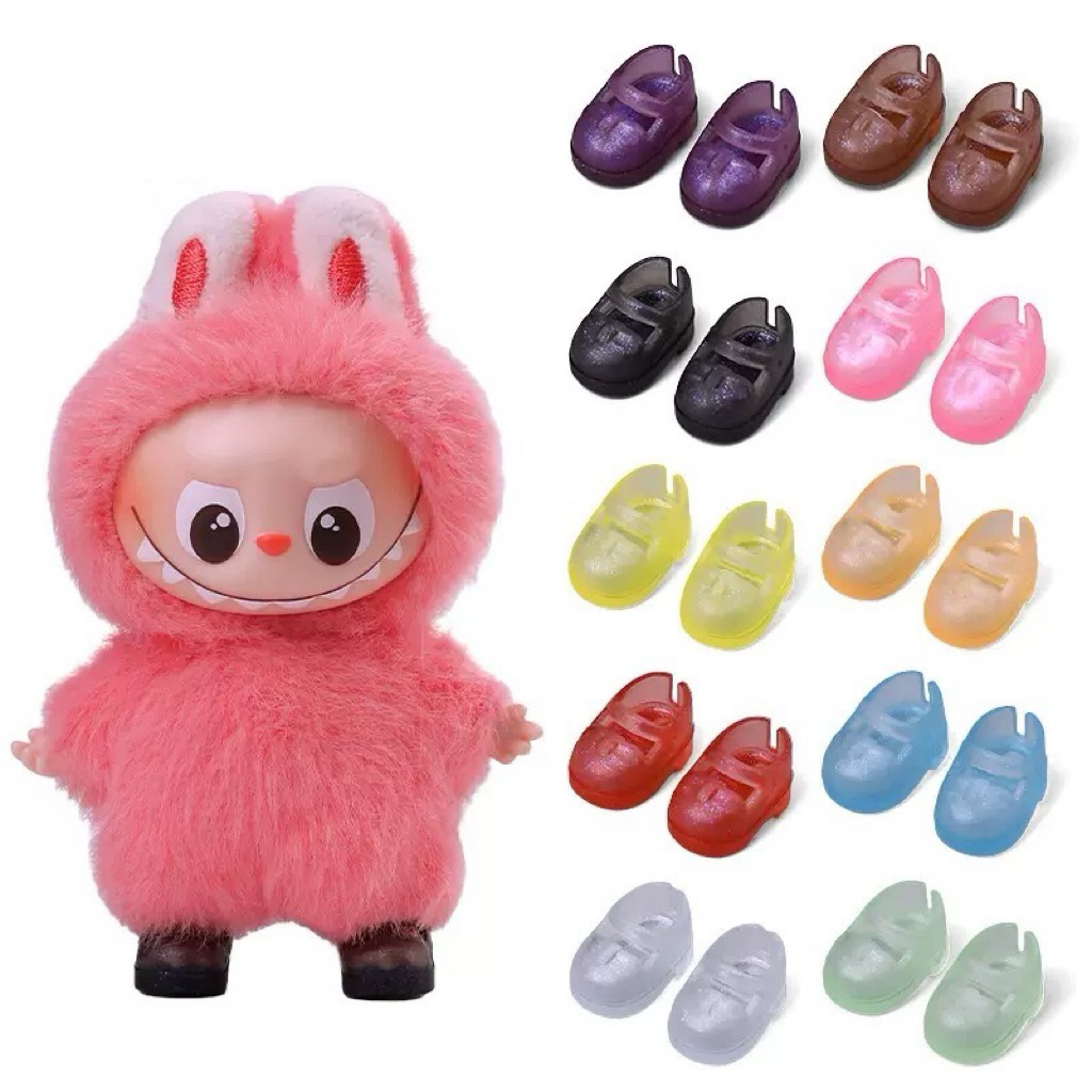 💦พร้อมส่งจากไทย💦 ชุดตุ๊กตา รองเท้า เหมาะกับตุ๊กตาLabubu v4(มินิ)