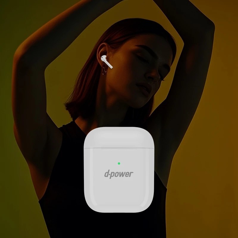 d-power 🎧 หูฟังบลูทูธ รุ่น BT-13 ใส่สบาย เสียงดี สัมผัสลื่น เชื่อมต่อเสถียร