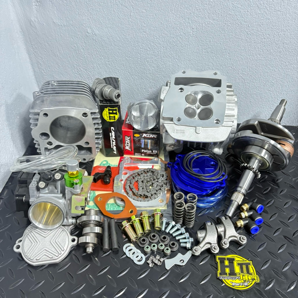 เสื้อ+ฝา Wave125iบังลม +แคมเฮงHeng ลูก KDR ชัก5/7 ขนาดลูก 56/57/59/66/67/68มิล 4วาล์ว[พร้อมส่ง]