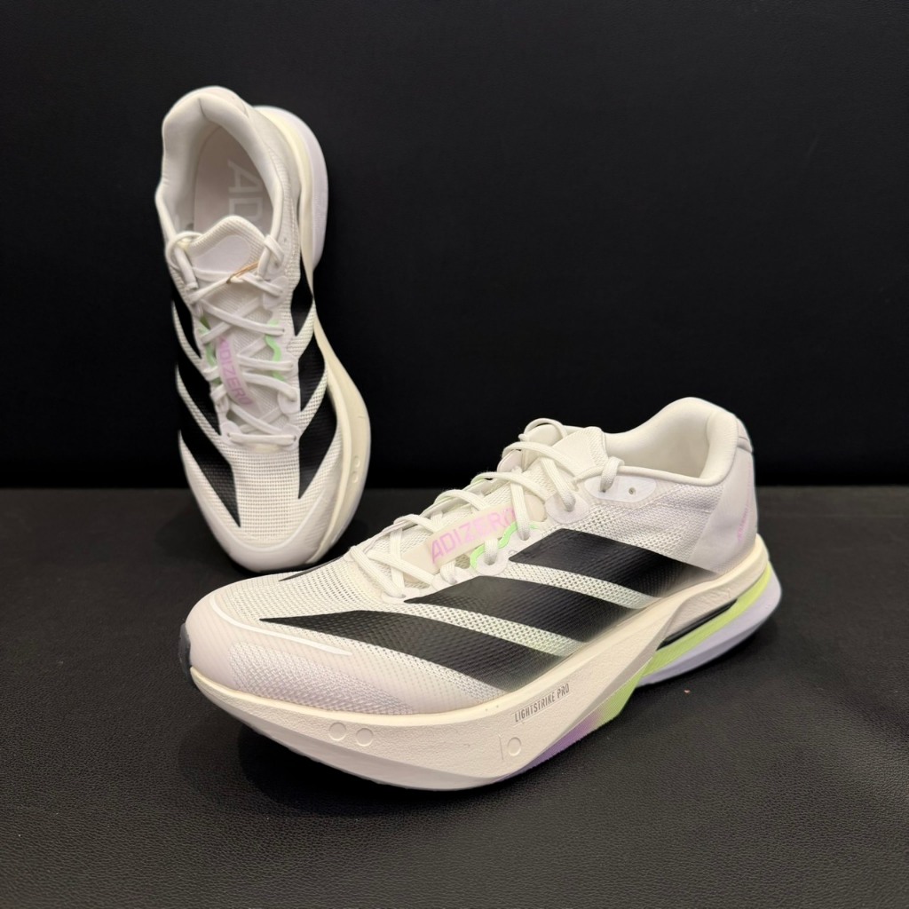 ADIDAS W ADIZERO BOSTON 13 สี FTWWHT/CBLACK/DSHGRY