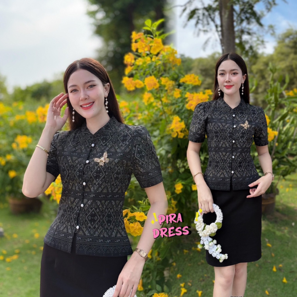 PIRA DRESS เสื้อผ้าฝ้าย พิมพ์ลาย ดีไซน์สวย