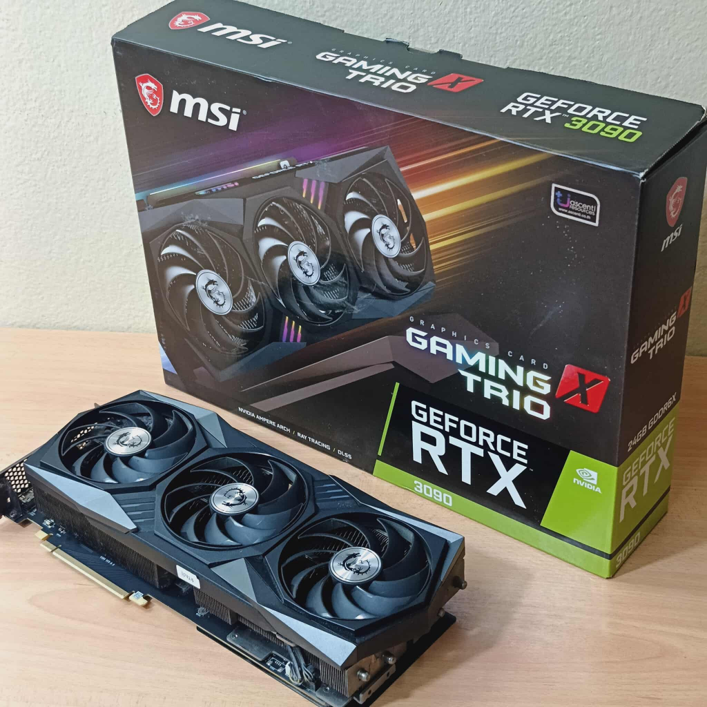 RTX 3090 MSI GAMING X TRIO 24GB GDDR6X สินค้ามือสอง
