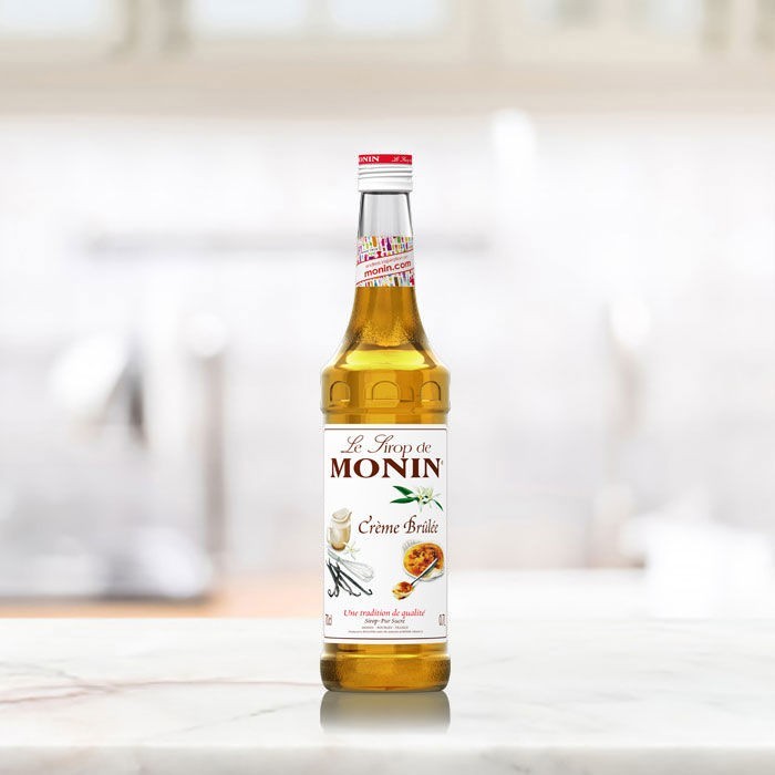 🌟พร้อมส่ง🌟MONIN Creme Brulee Syrup 700 ml. 1 bottle โมนิน เครม บรูว์เล ไซรัป 1 ขวด
