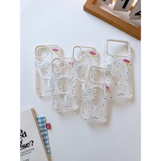 [i17] ส่งด่วน✨S1892 เคสใสดาวเล็ก เคสไอโฟน ชาร์จไร้สาย กันเลนส์กล้อง สำหรับ Iphone รุ่น 14-17Promax