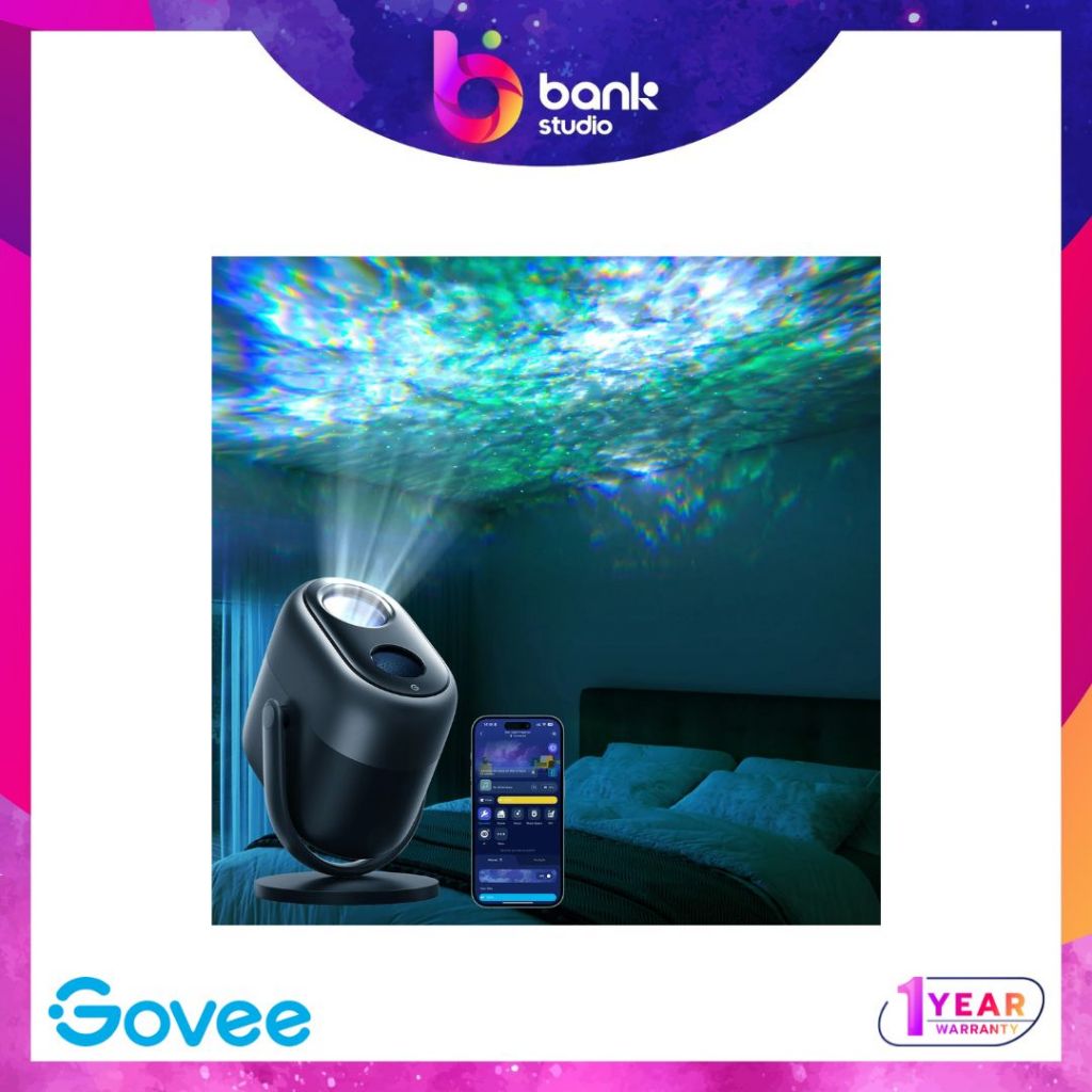 (ประกัน 1ปี) ไฟดาว ไฟแต่งห้อง Govee Star Light Projector with Nebula Effect