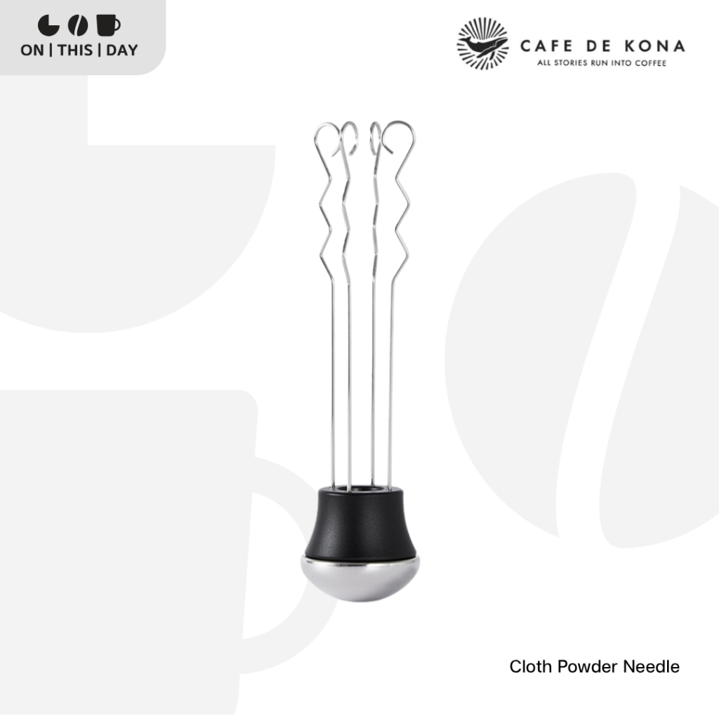 CAFEDE KONA Cloth Powder Needle / Puck Rake เข็มเกลี่ยผงกาแฟ ที่เกลี่ยผงกาแฟ
