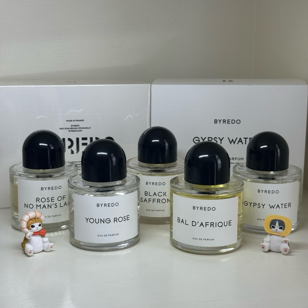 Byredo (Rose of No Man's Land) (Black Saffron) (Young Rose) (Bal d'Afrique) (Gypsy Water)