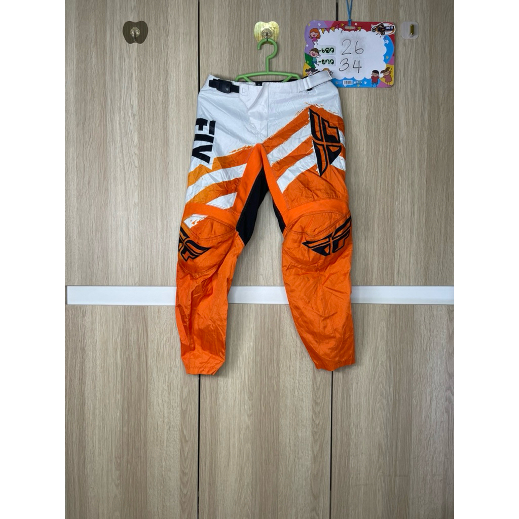 กางเกงวิบากเด็กโต ผู้หญิง เอว 26 นิ้ว Fly racingมือสองของแท้100%
