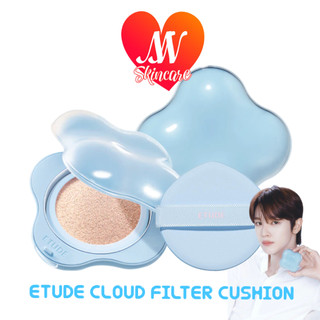 แท้✔ ETUDE CLOUD FILTER CUSHION SPF42 PA+++ 15g คุชชั่นก้อนเมฆ เนื้อบางเบา ปกปิด ปรับผิวกระจ่างใส #VV
