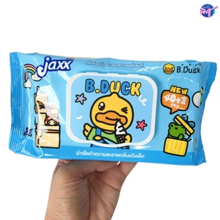 [เซท 2 แพค] JAXX B.Duck แจ๊กซ์ บีดักซ์ กระดาษทิชชู่เปียก ห่อ40แผ่น แพค6ห่อ