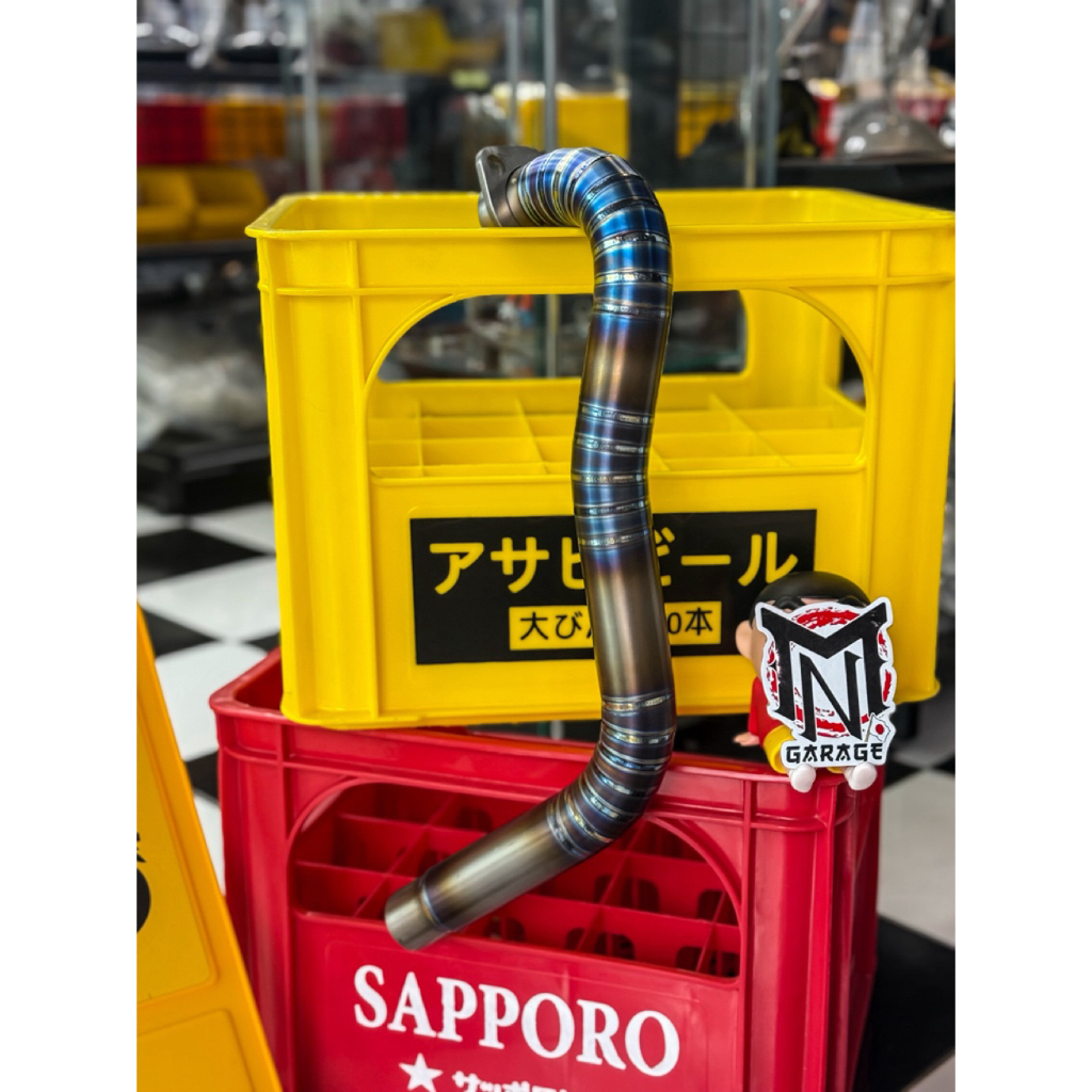 คอท่อไทเท SR400/500 สำหรับใส่ตัว คาบู ตรงรุ่น