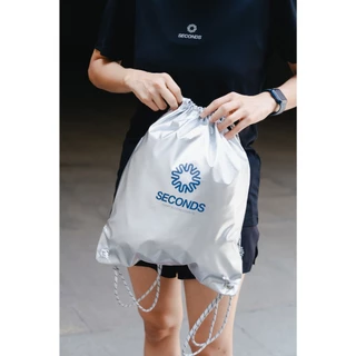 SECONDS Drawstring Bag กระเป๋าเชือกรูด