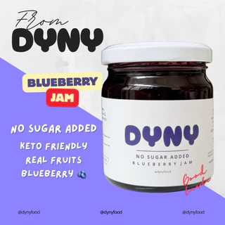 Dyny แยมบลูเบอร์รีเพื่อสุขภาพ ไม่ได้ใส่น้ำตาลเพิ่ม ความหวานจากผลไม้&สารให้ความหวาน