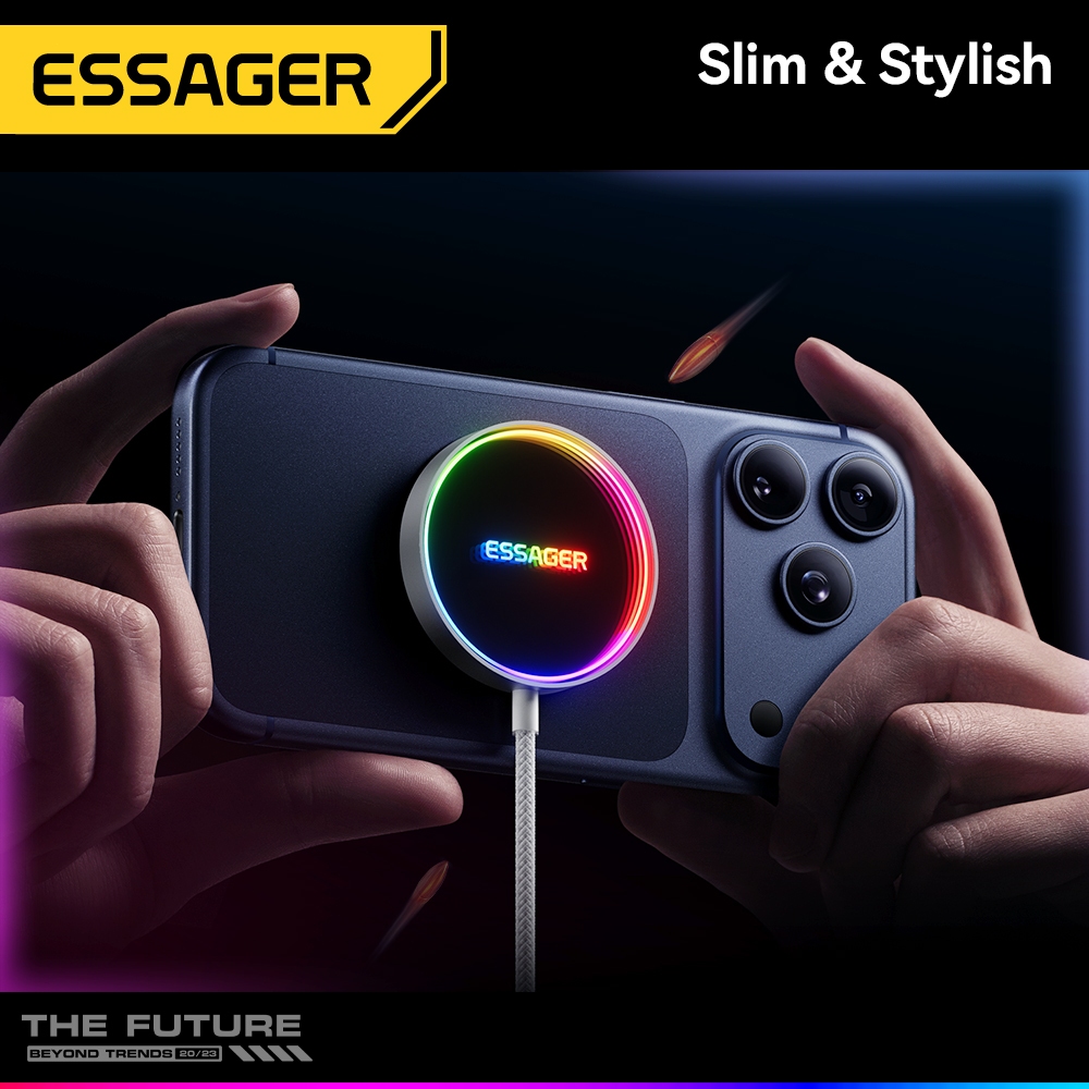 Essager 15W Magnetic Wireless Charger (พร้อมแผ่นแม่เหล็ก) รูปที่ 6