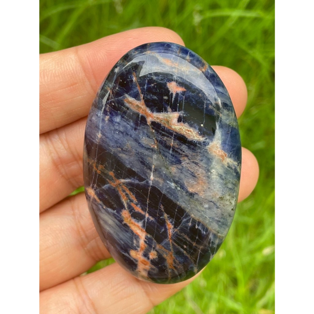 โซดาไลต์ sodalite หินแห่งตรรกะ sunset sodalite หินมงคล