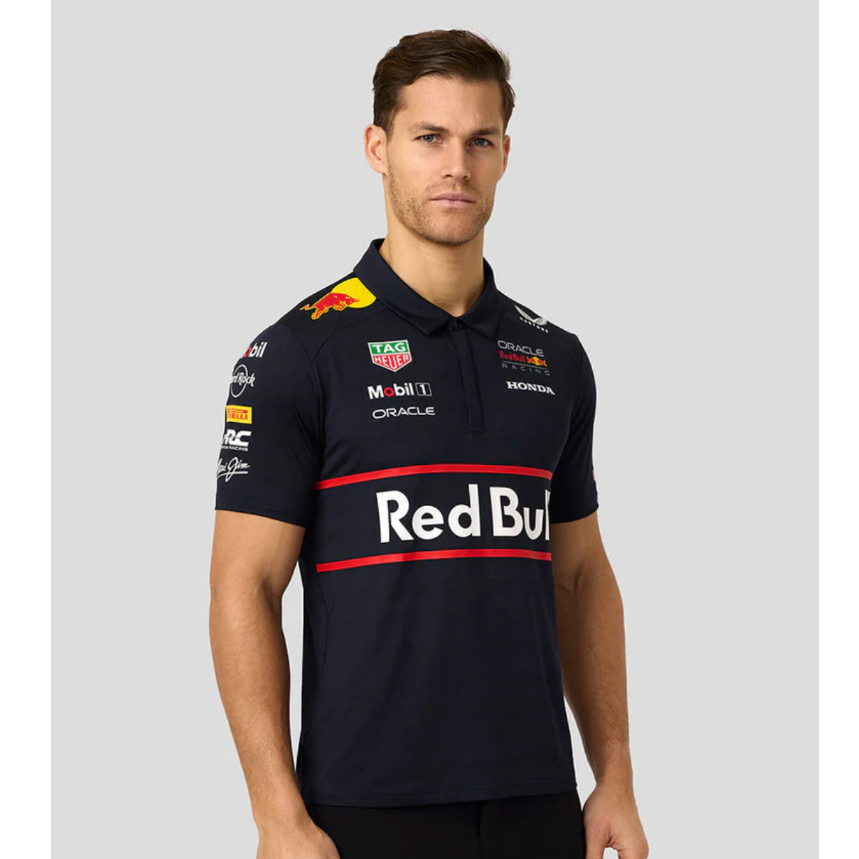 [Pre-Order] Genuine : Castore Red Bull Racing F1 Men's 2025 Team Polo Shirt