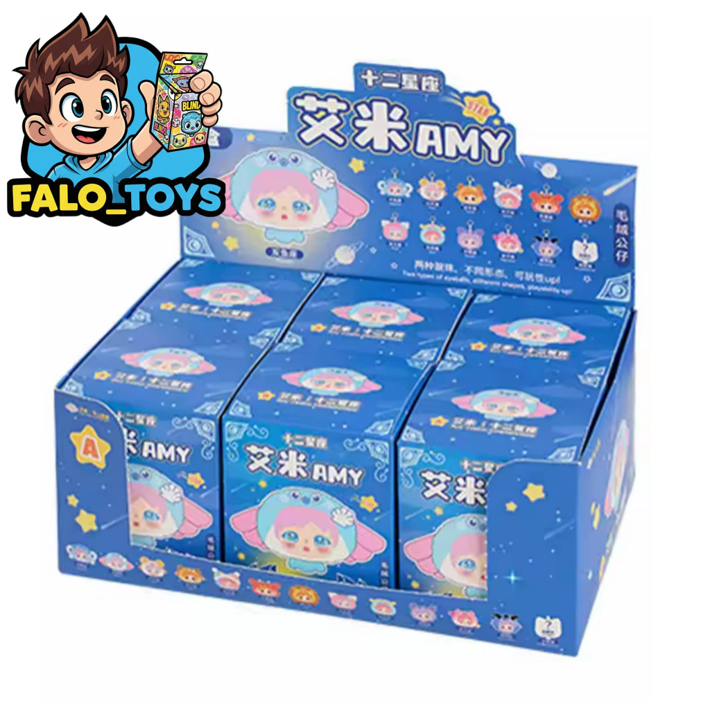 พร้อมส่ง amy mini twelve constellations blind box ( 6 สุถ่ม ) Set A / Set B
