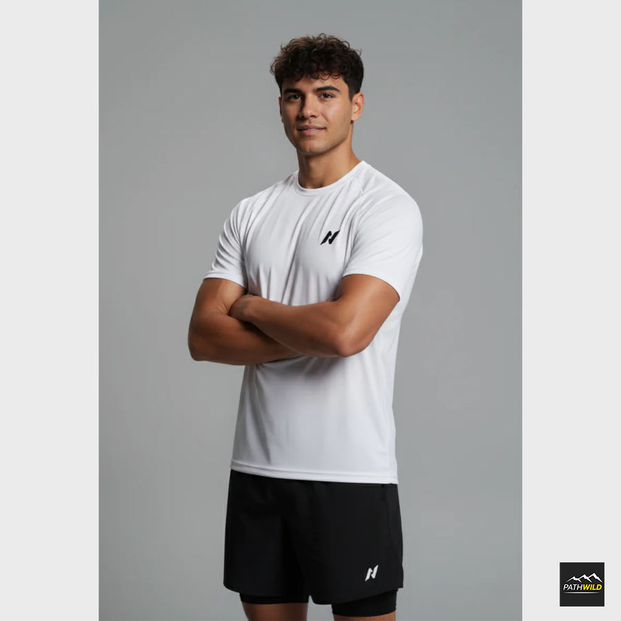 NO OPTION The Performance Running Shirt เสื้อวิ่งออกกำลังกาย เนื้อผ้าน้ำหนักเบาตัวให้การระบายอากาศที่ดีเยี่ยม