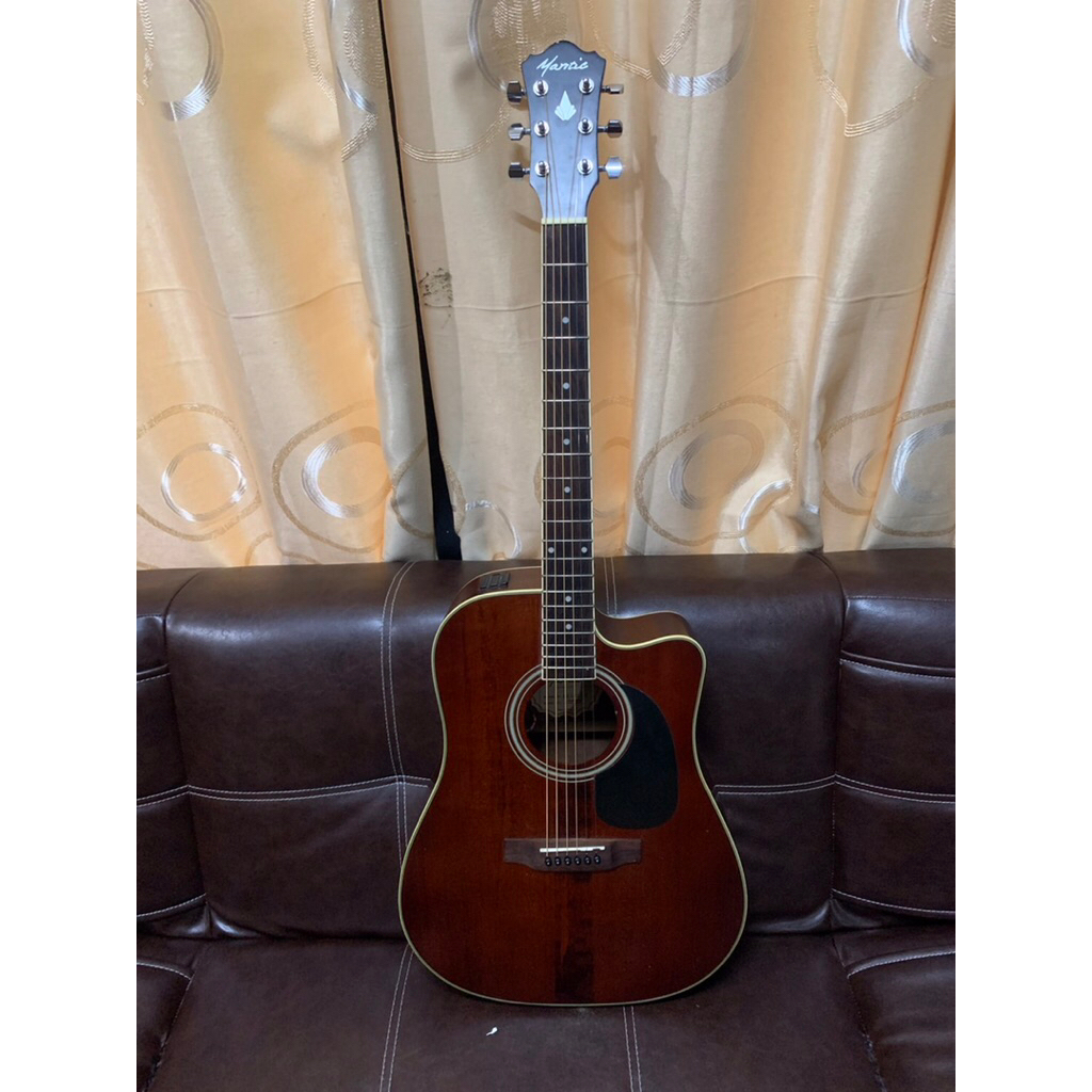 กีตาร์โปร่งไฟฟ้า Mantic GA-10sce topsolid