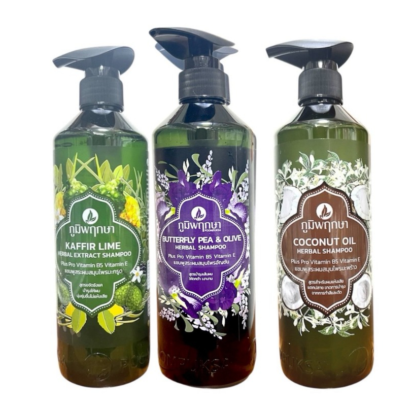 แชมพูภูมิพฤกษา <<หัวปั้ม>> (500 ml)
