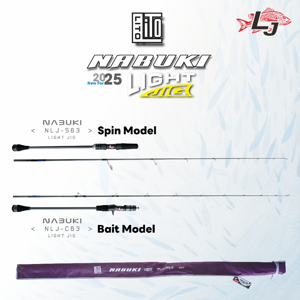 คันไลท์จิ๊ก LITO NABUKI LIGHT JIG ปี2025 (ต่อโคน)