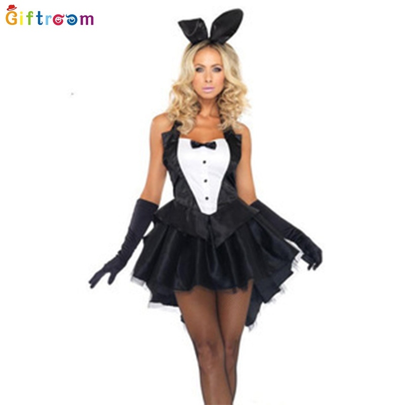 ชุดคอสเพลย์ ชุดกระต่ายสาวเซ็กซี่ ชุดปาร์ตี้บาร์สาว Cosplay costume, sexy bunny girl costume, bar gir