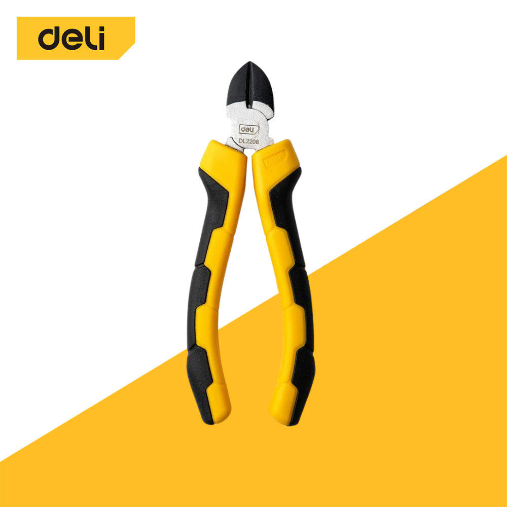 Deli คีมช่าง​ คีมตัดสายไฟ คีมสายไฟ ตัดสายไฟ 6/7 นิ้ว คีมปากจิ้งจก คีมปากแหลม คีมปากเฉียง คีมอเนกประสงค์
