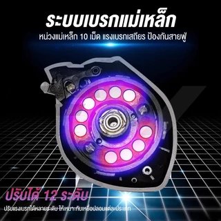 FW รอกหยดน้ำ รอกเบสหยดน้ำ รอกหยดนํ้า 7.1:1 แรงลาก 10KG อัตราทดเกียร์ความเร็วสูง รอกตกปลา 18+1BB รอกเบท ระบบเบรกคู่