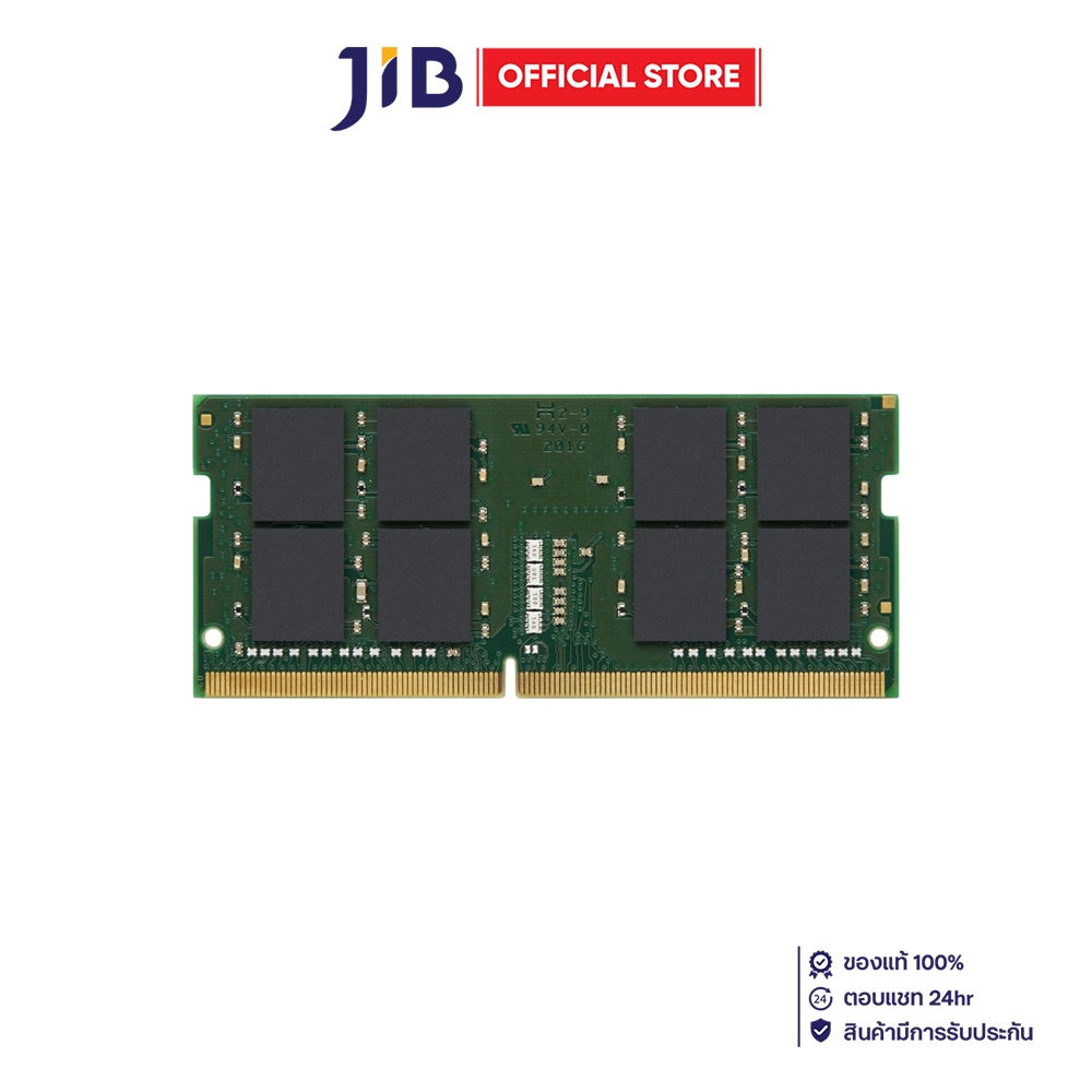 16GB (16GBx1) DDR4 3200MHz SO-DIMM RAM (หน่วยความจำ) KINGSTON VALUE RAM DDR4 SODIMM - CL22 KVR32S22D