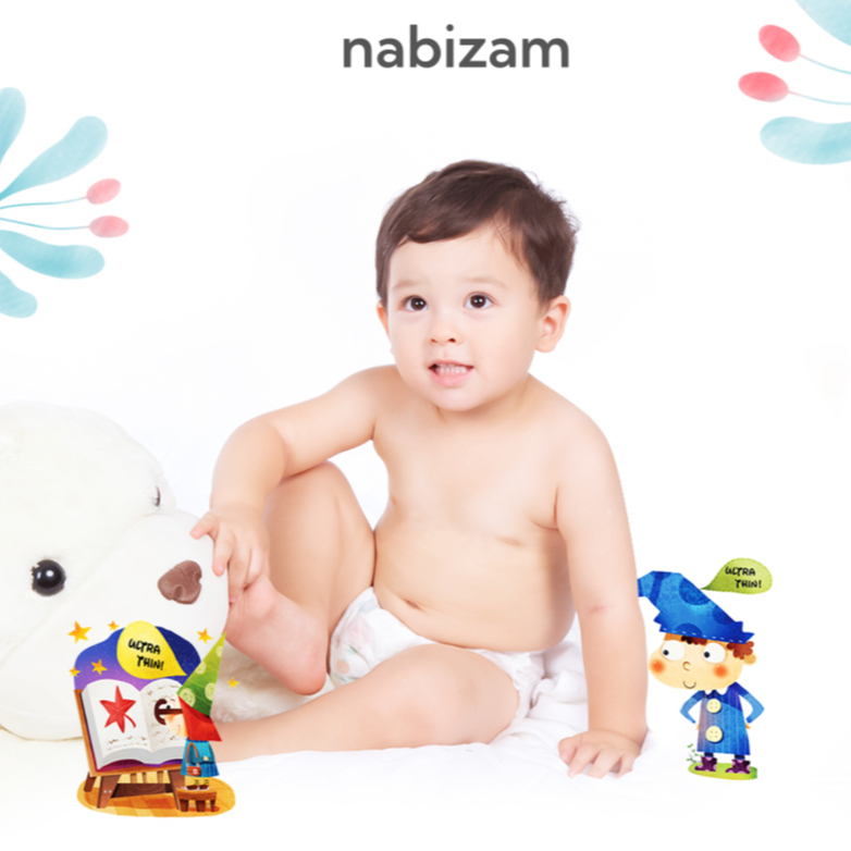 Nabizam สำเร็จรูป ผ้อ้อมแบบกางเกงผ้าอ้อมเด็ก กางเกงขาสั้นเด็กแบบใช้แล้วทิ้ง  ผ้าอ้อมขายดีที่สุดในเกาหลีเป็นเวลา 18 ปี