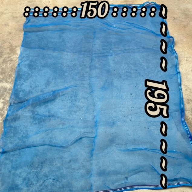 ตาข่ายใส่ขวดไม่ทำให้รกบ้าน เชือกไนล่อน ขนาด150x195