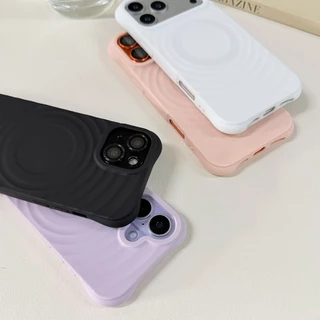 Ripple เคสกันกระแทก ชาร์จได้ ดีไซส์สวยหรู for iPhone 11 13promax 14promax 15promax 16promax 17promax 17air 16plus