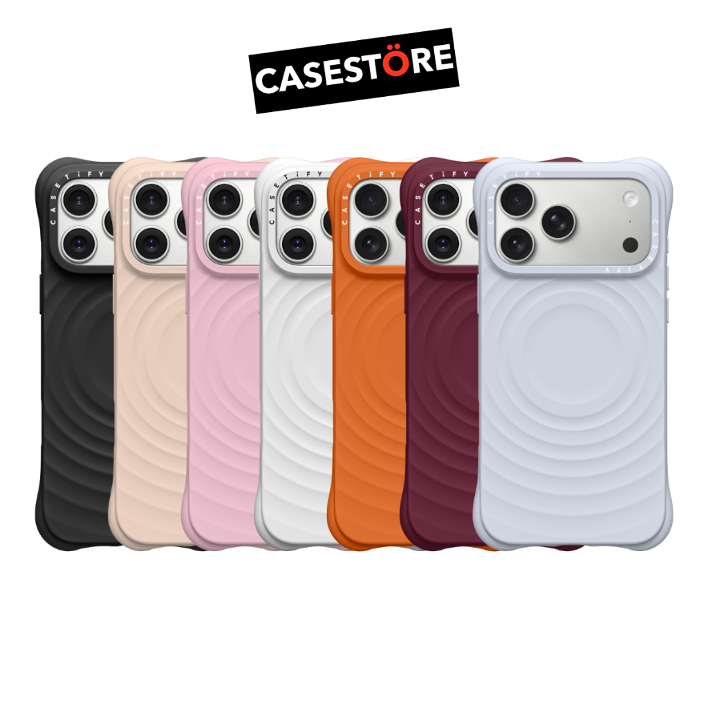 (พร้อมส่ง) CASETiFY The Ripple Case | Essentials Collection สำหรับ iPhone 17 Series | ของแท้