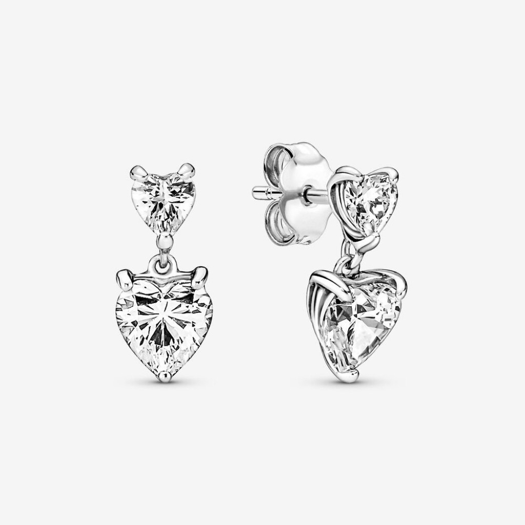 💯ของแท้แถมกล่อง🎁 【🚚COD จัดส่งทันที 】แท้💯 Stone Earring คริสตัลต่างหูห่วง เครื่องประดับแฟชั่นสตรี