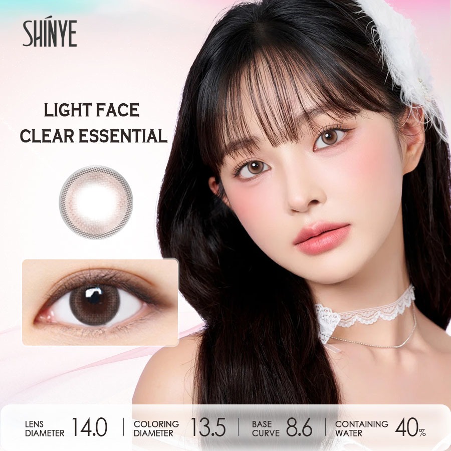 [ขายดี] SHINYE Contact Lens : （Contact Lens Si）Pink 14.5มม คอนแทคเลนส์รายเดือน แบบใช้ 6 เดือน